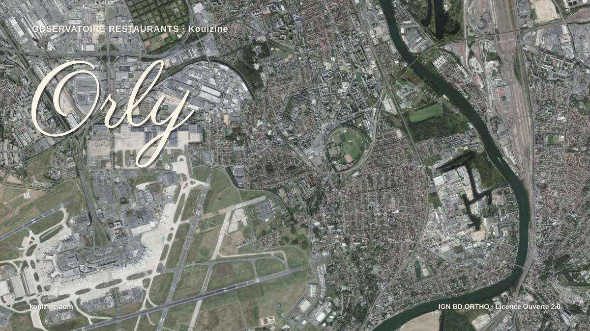 Vue aérienne de Orly