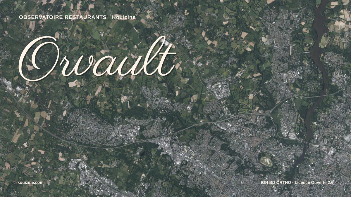 Vue aérienne de Orvault