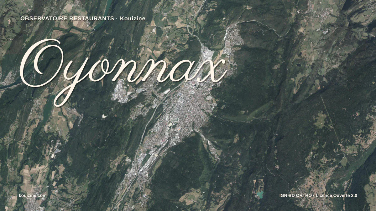 Vue aérienne de Oyonnax