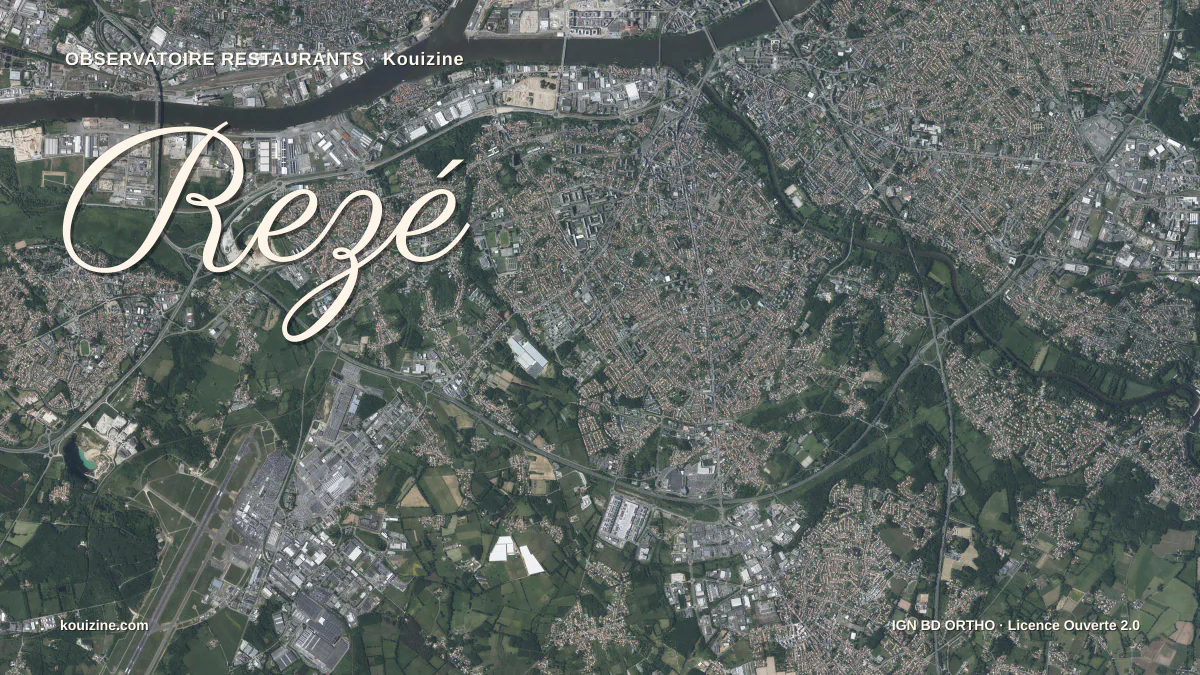 Vue aérienne de Rezé
