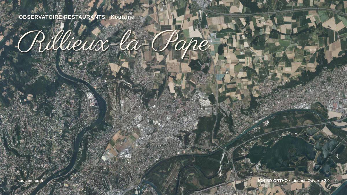 Vue aérienne de Rillieux-la-Pape