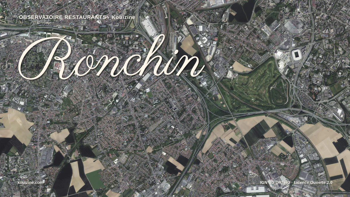Vue aérienne de Ronchin