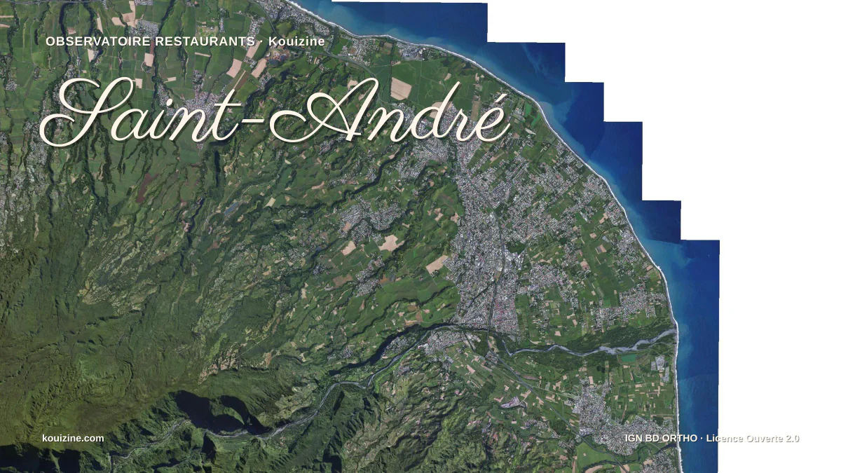 Vue aérienne de Saint-André