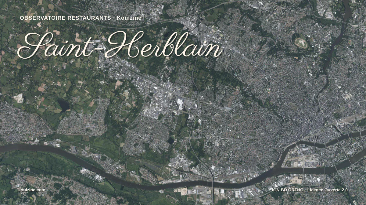 Vue aérienne de Saint-Herblain