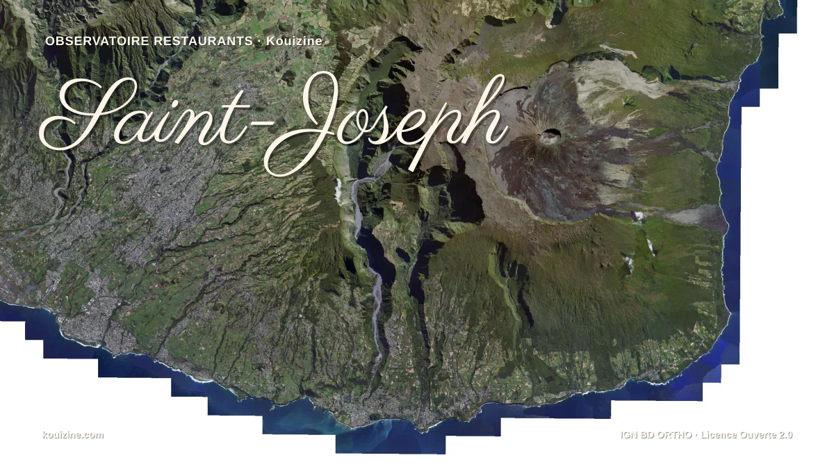 Vue aérienne de Saint-Joseph