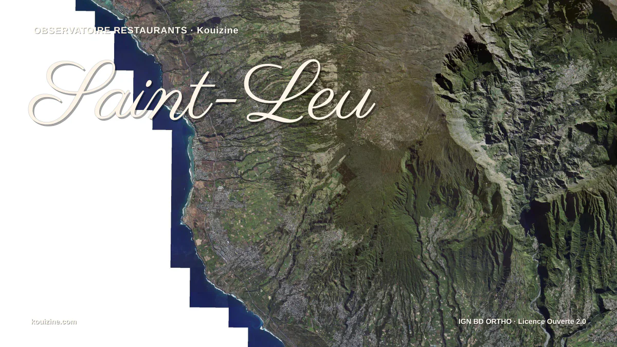 Vue aérienne de Saint-Leu