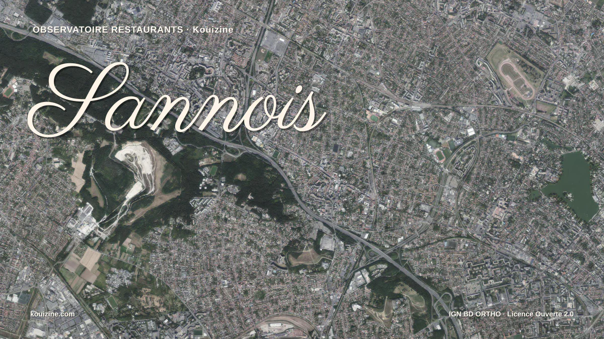 Vue aérienne de Sannois