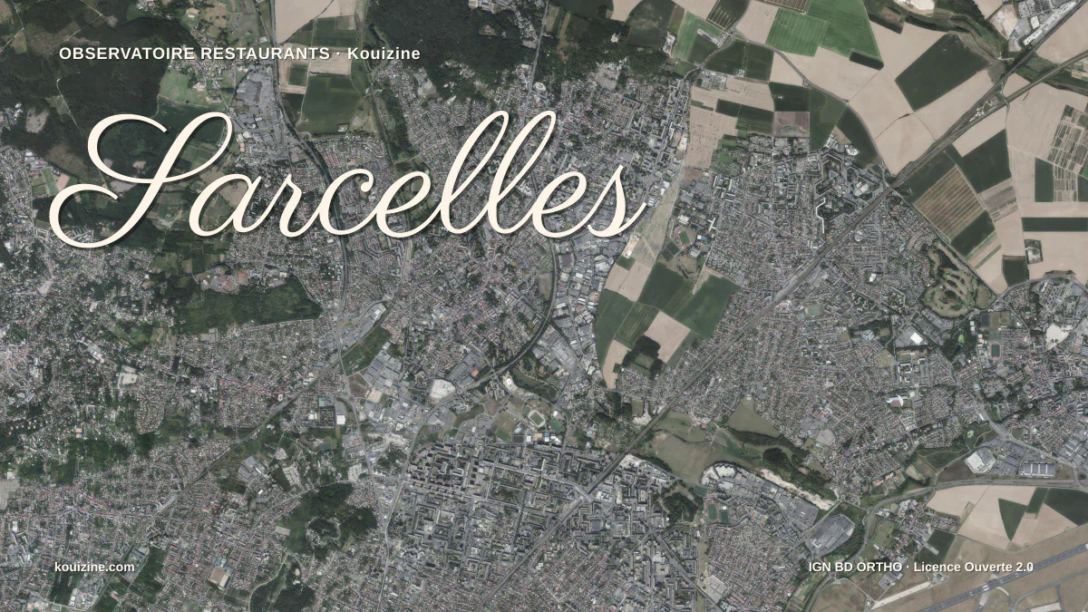 Vue aérienne de Sarcelles