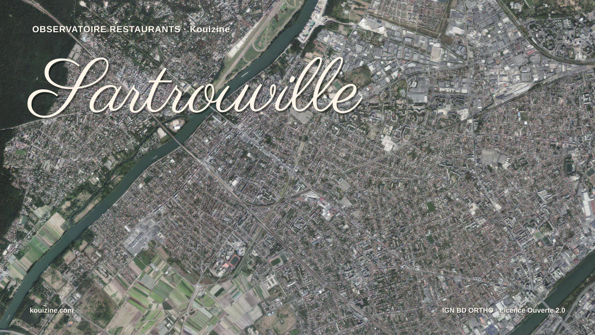 Vue aérienne de Sartrouville