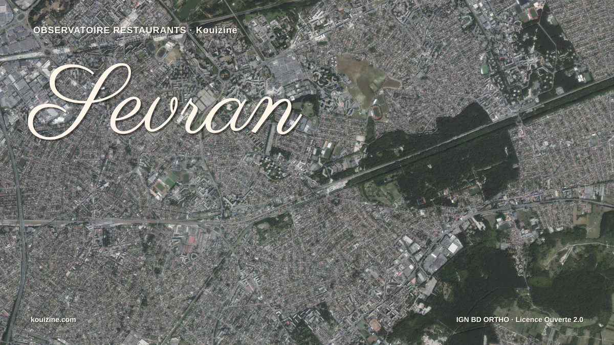 Vue aérienne de Sevran