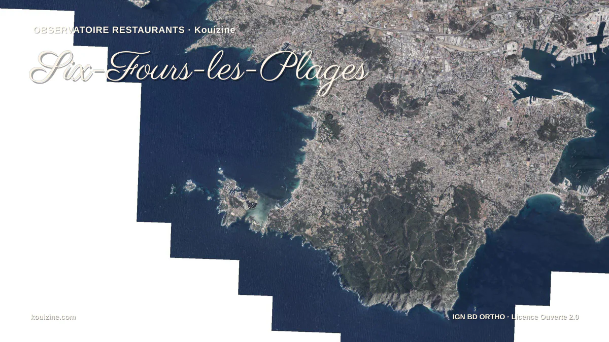 Vue aérienne de Six-Fours-les-Plages