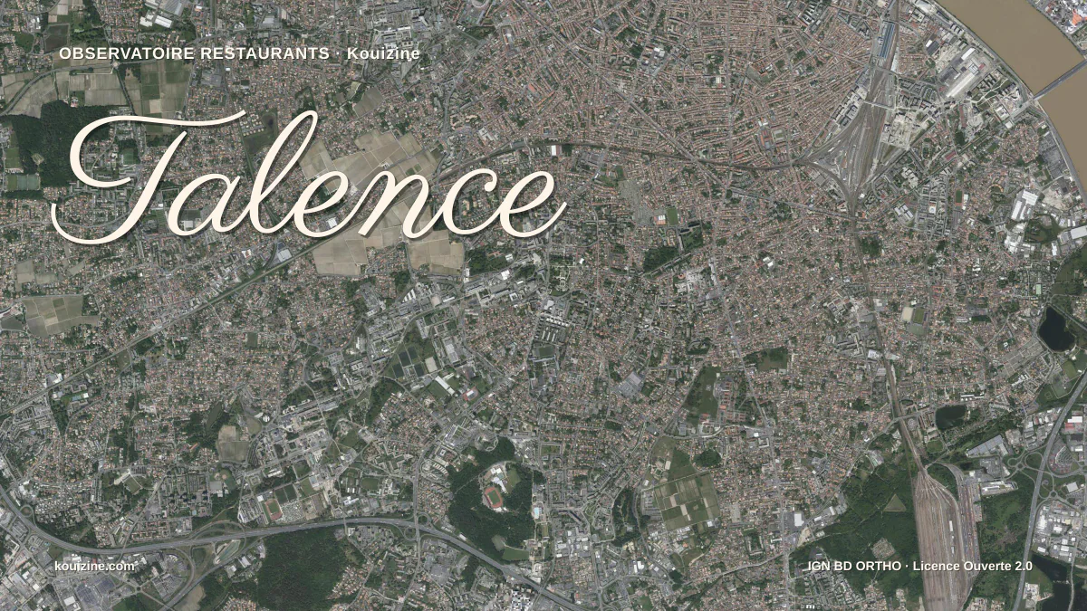 Vue aérienne de Talence