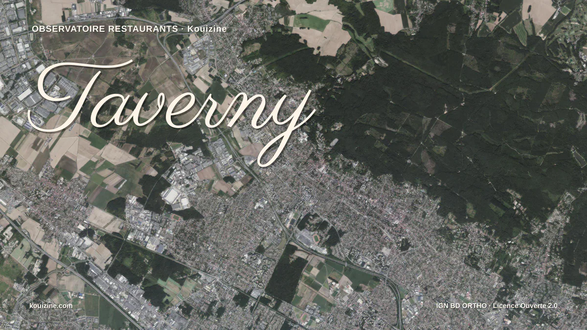 Vue aérienne de Taverny