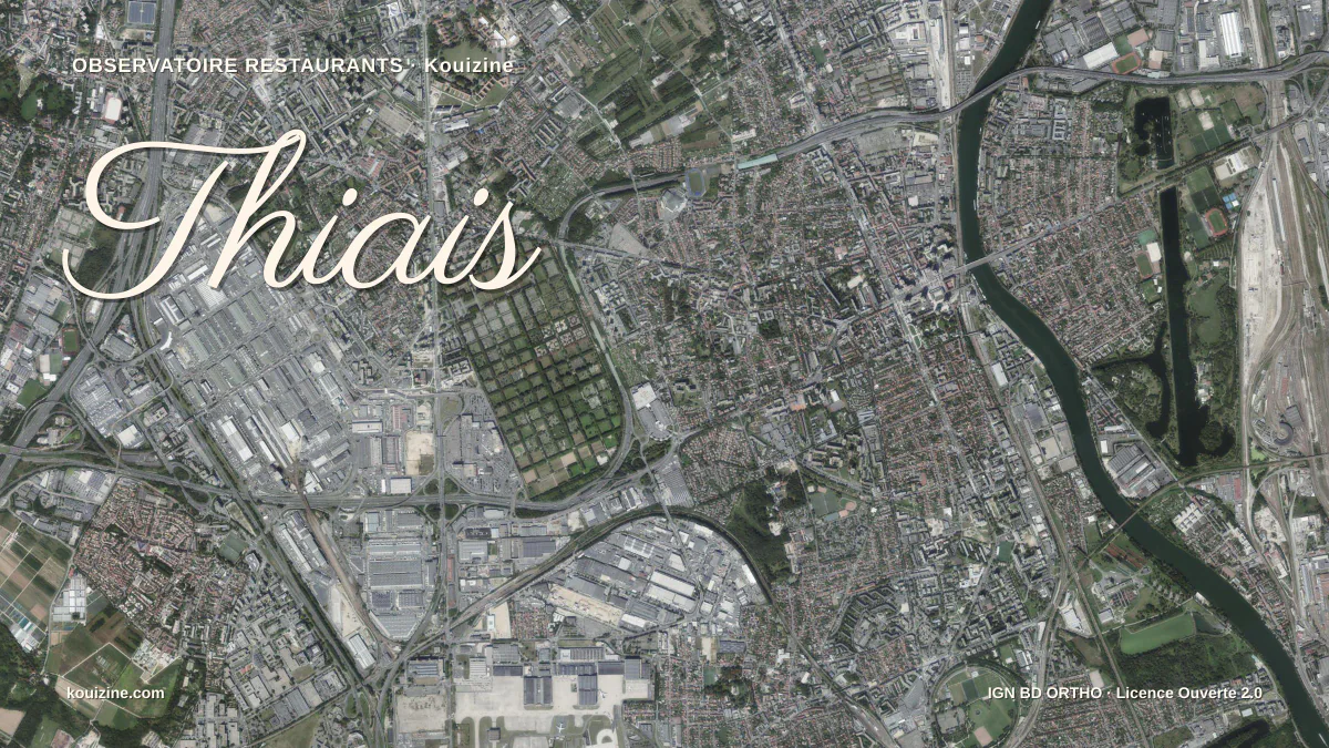 Vue aérienne de Thiais