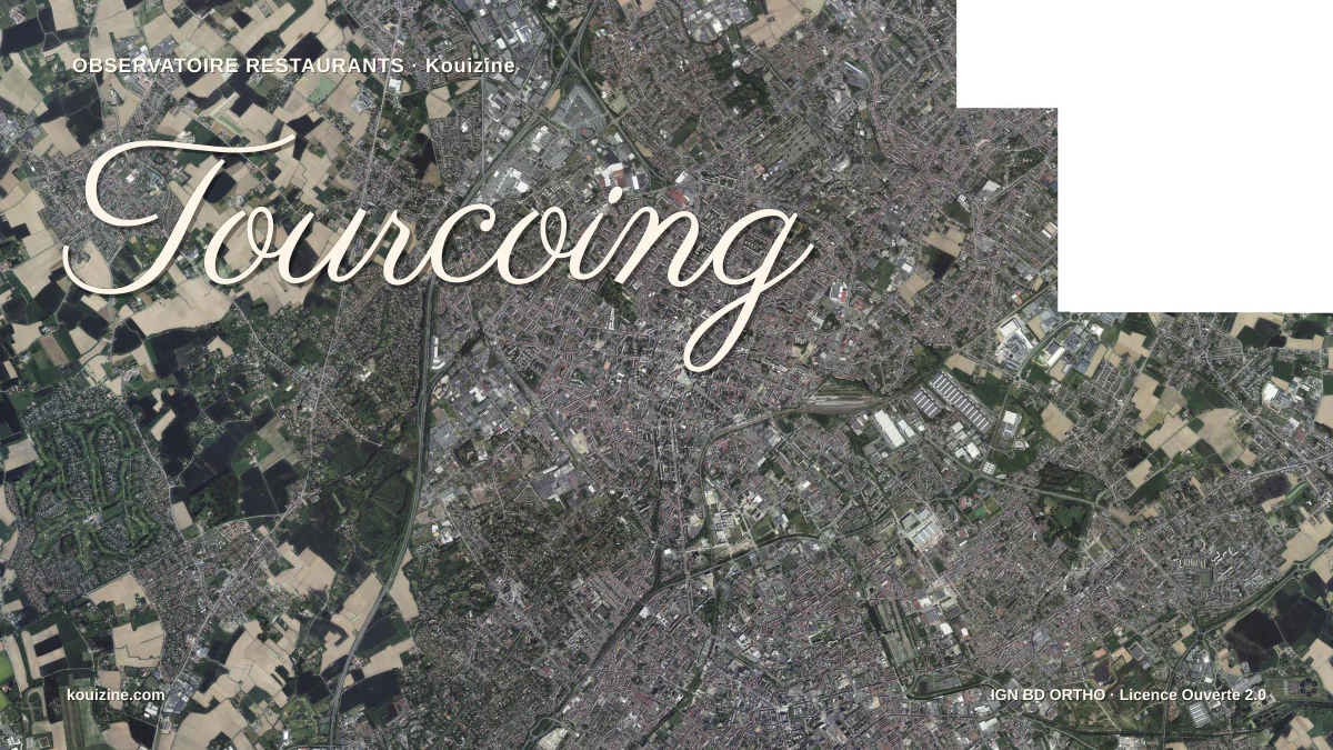 Vue aérienne de Tourcoing