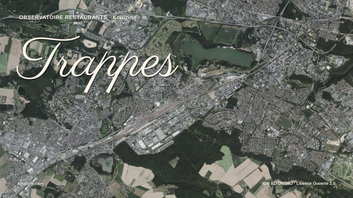 Vue aérienne de Trappes