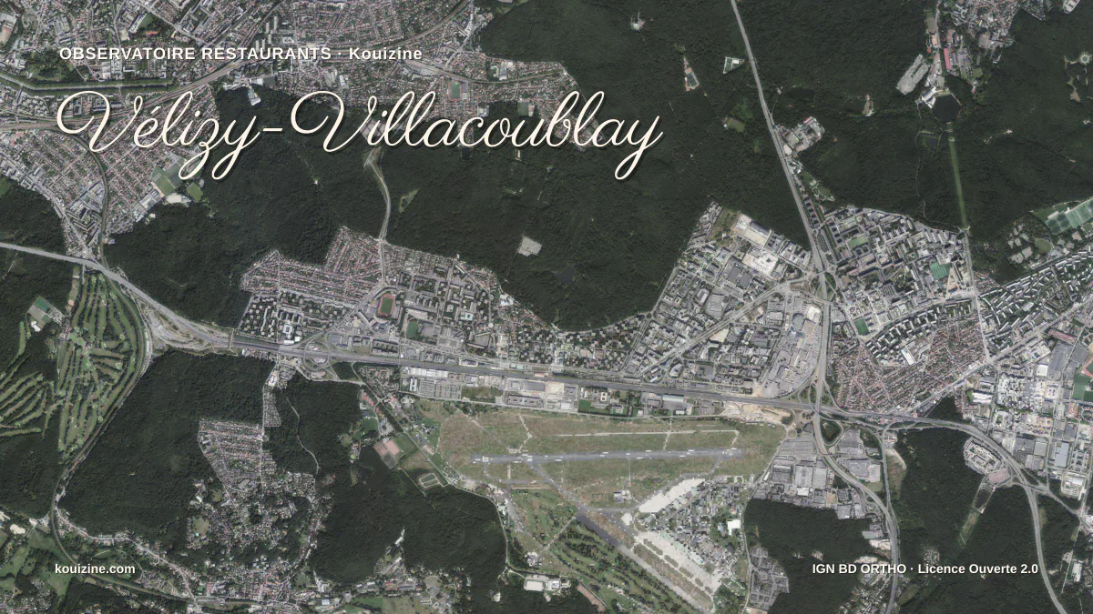 Vue aérienne de Vélizy-Villacoublay