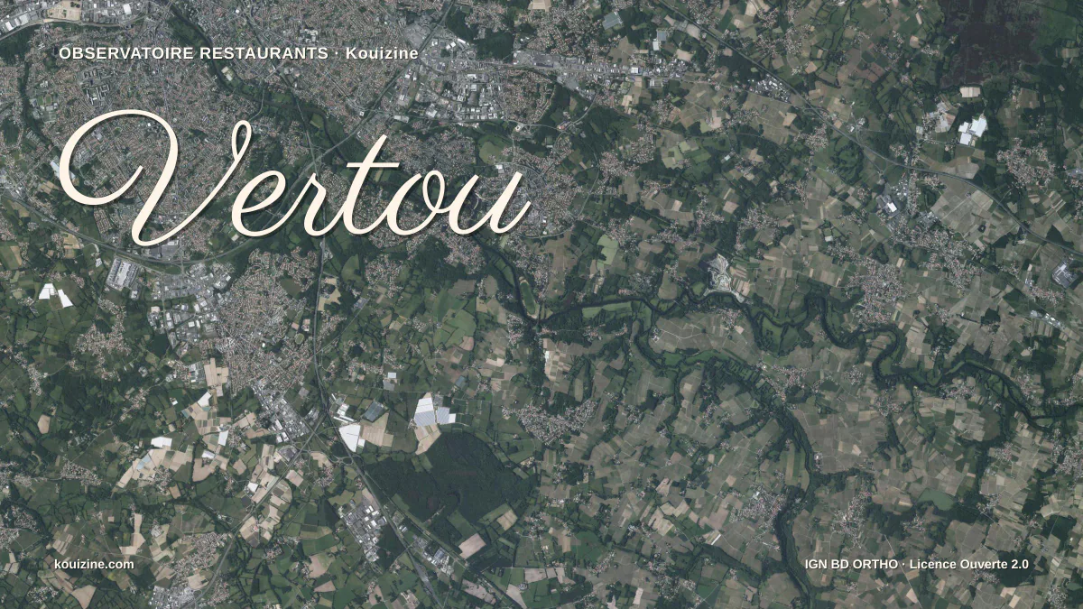 Vue aérienne de Vertou