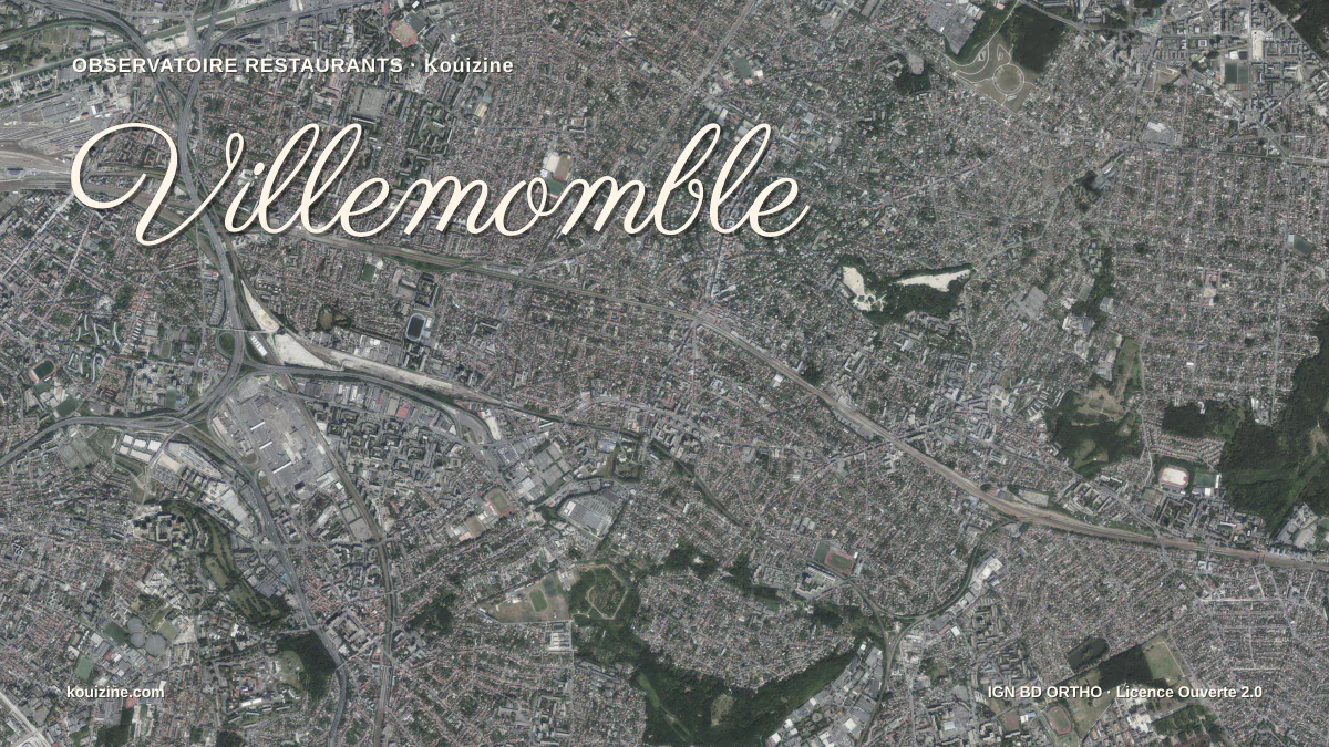 Vue aérienne de Villemomble