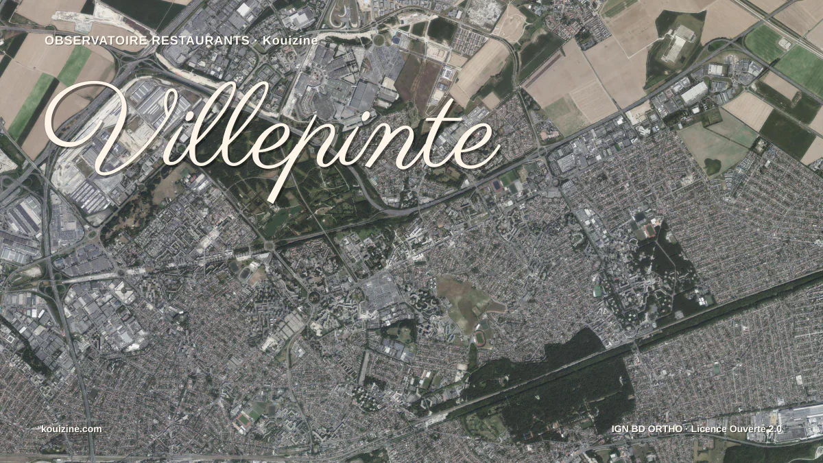 Vue aérienne de Villepinte