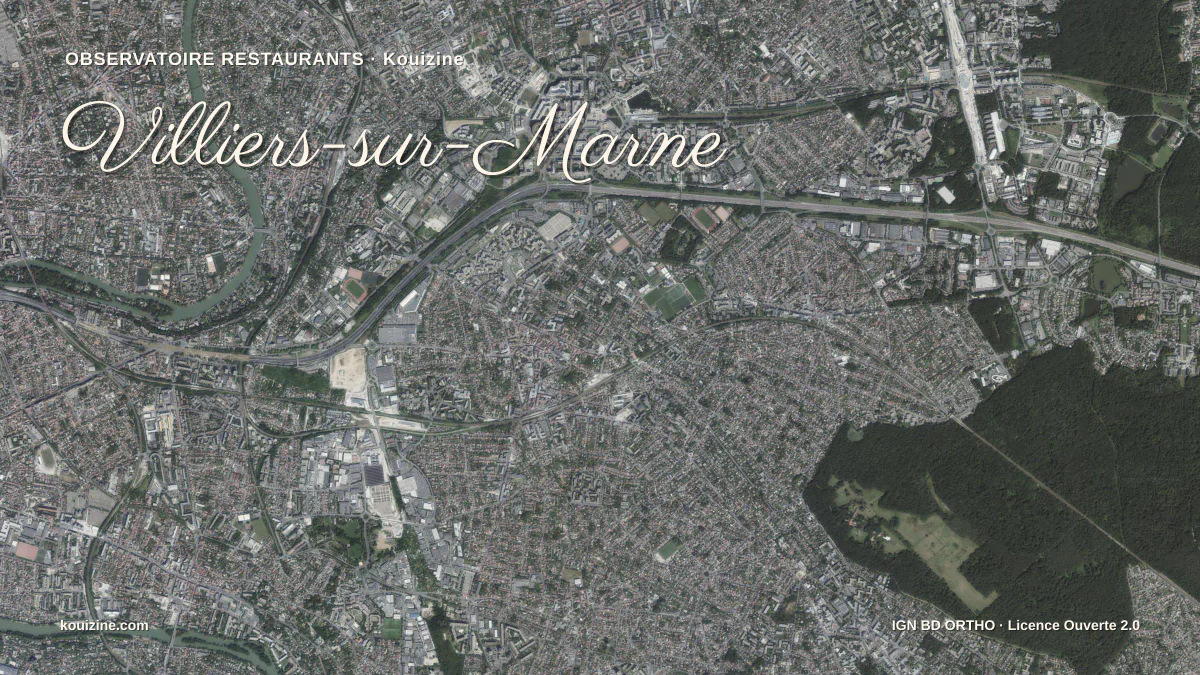 Vue aérienne de Villiers-sur-Marne