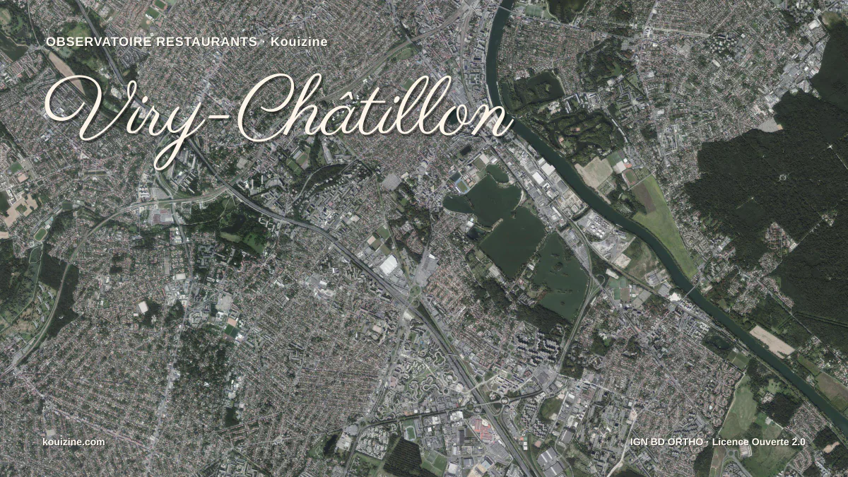 Vue aérienne de Viry-Châtillon