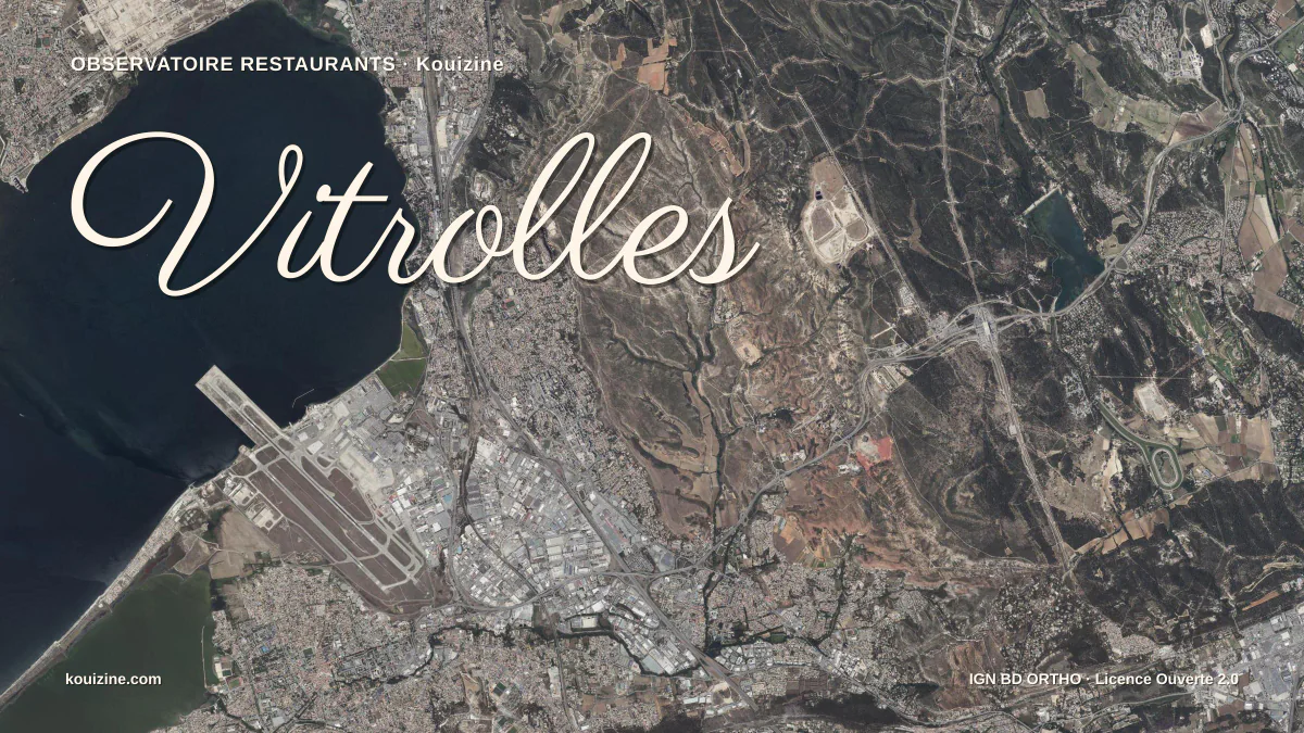 Vue aérienne de Vitrolles