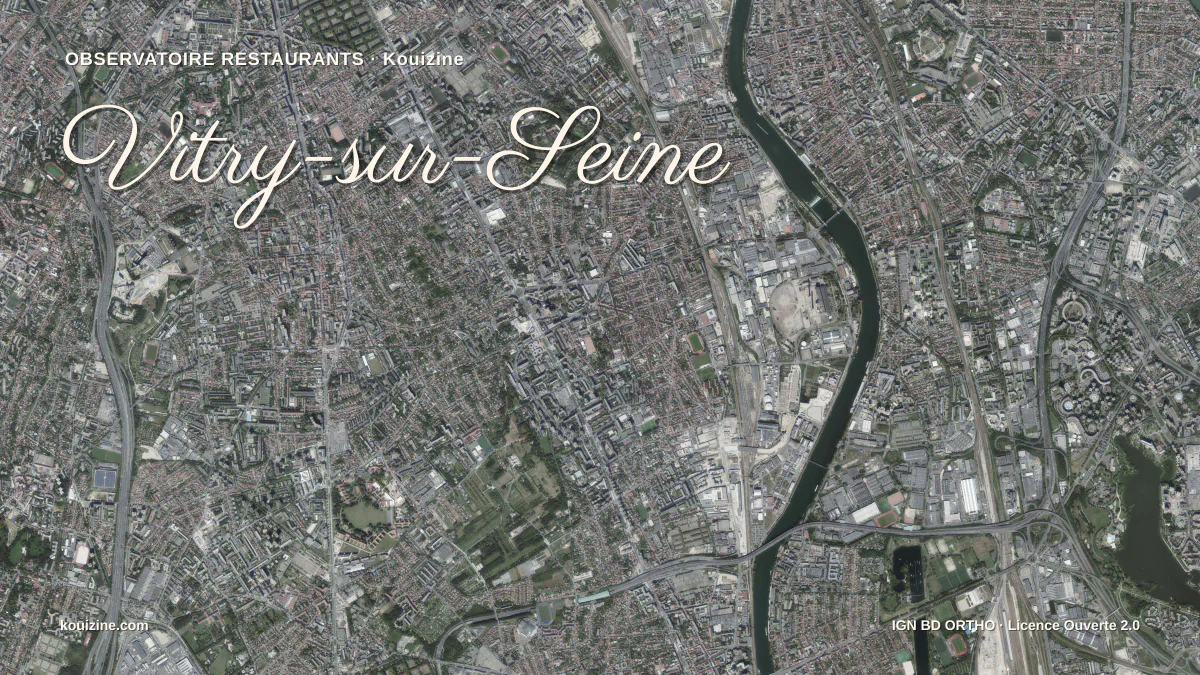 Vue aérienne de Vitry-sur-Seine
