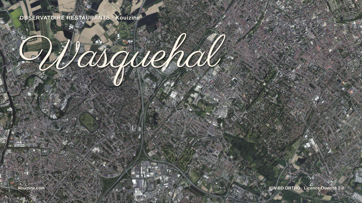 Vue aérienne de Wasquehal